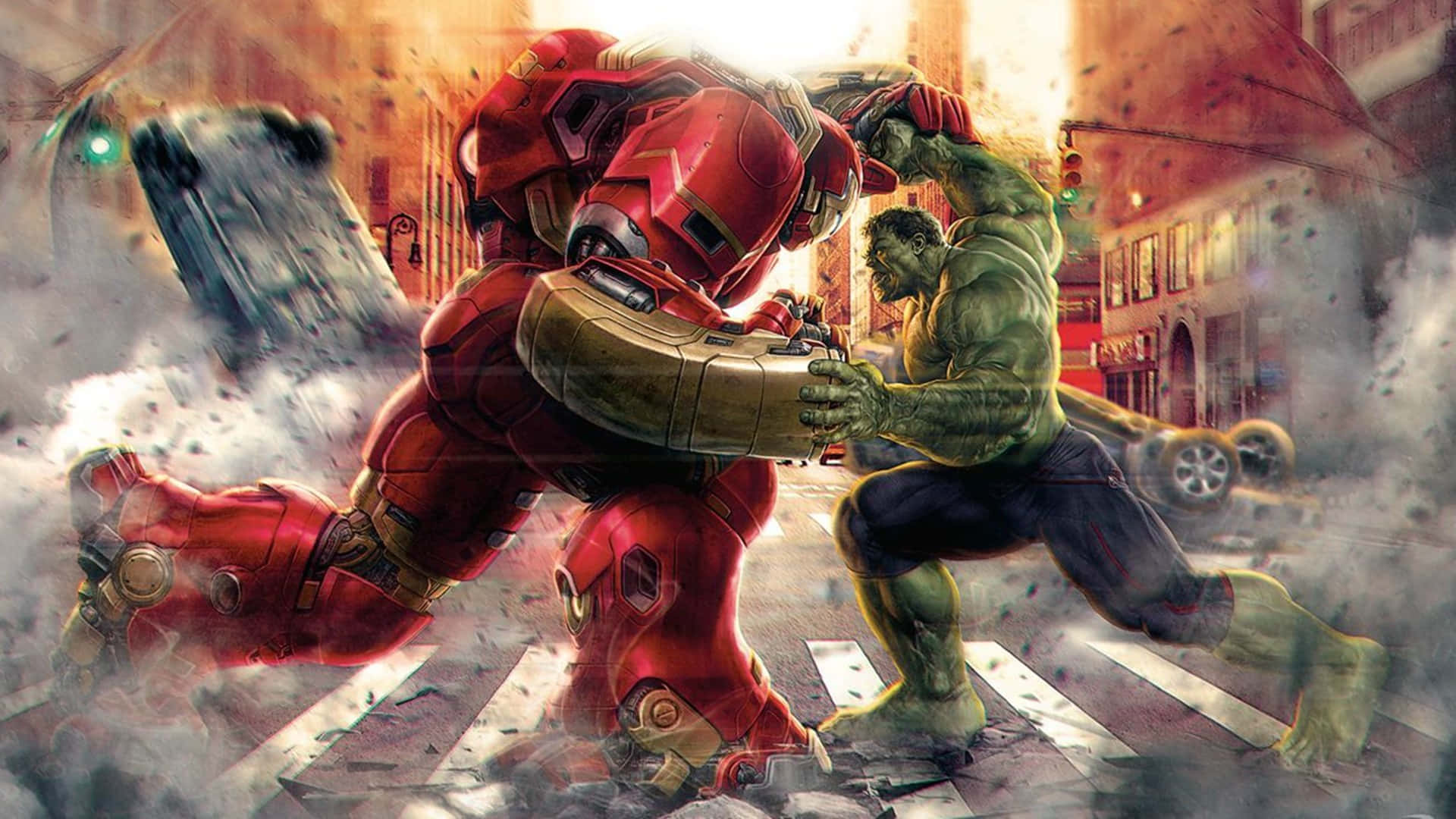 Den ultimative superhelt-team - The Avengers Wallpaper