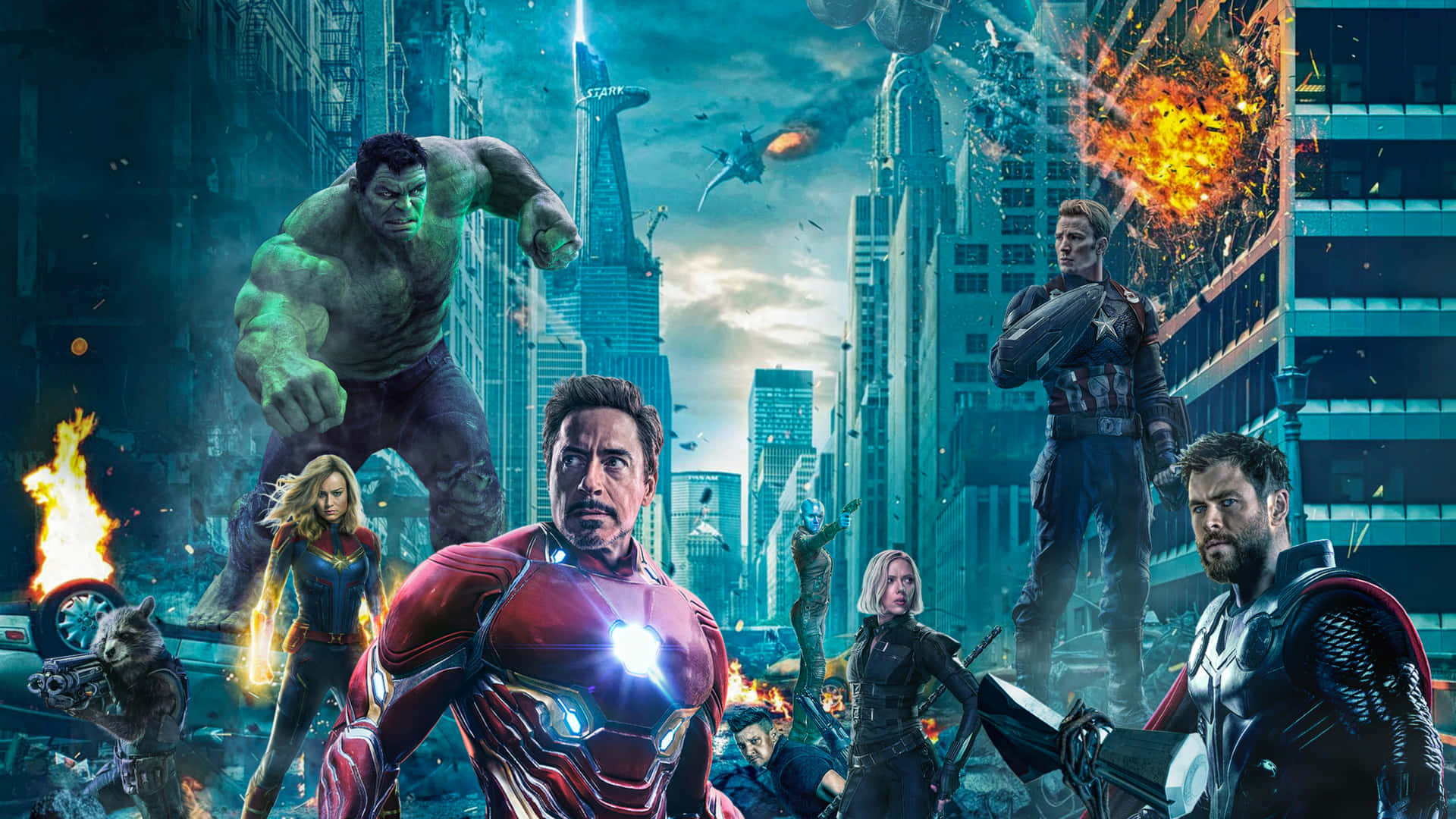 Únetea Los Héroes Más Poderosos De La Tierra En La Emocionante Película De Marvel's Avengers Fondo de pantalla