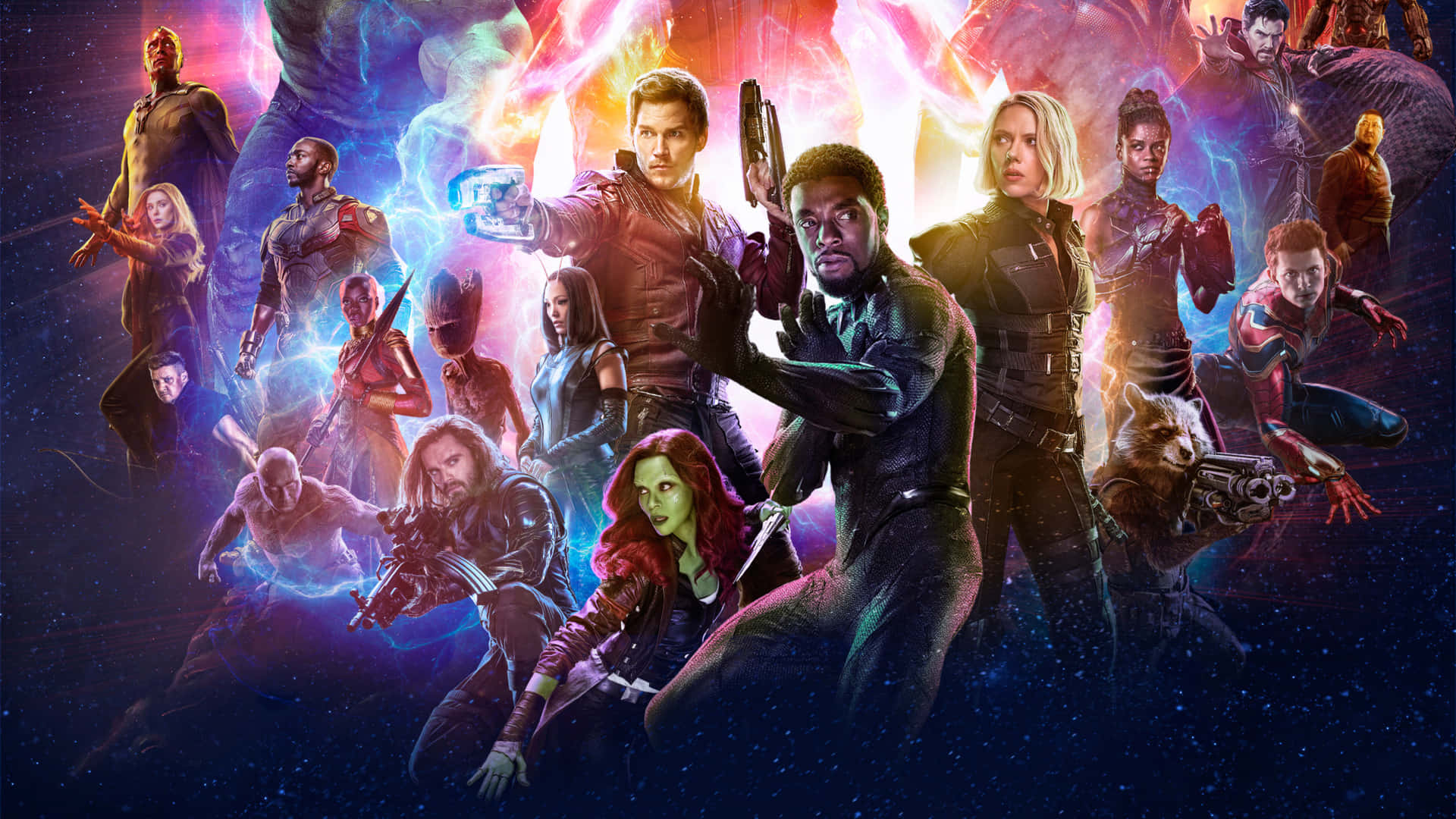 Locandinadi Avengers: Infinity War Sfondo