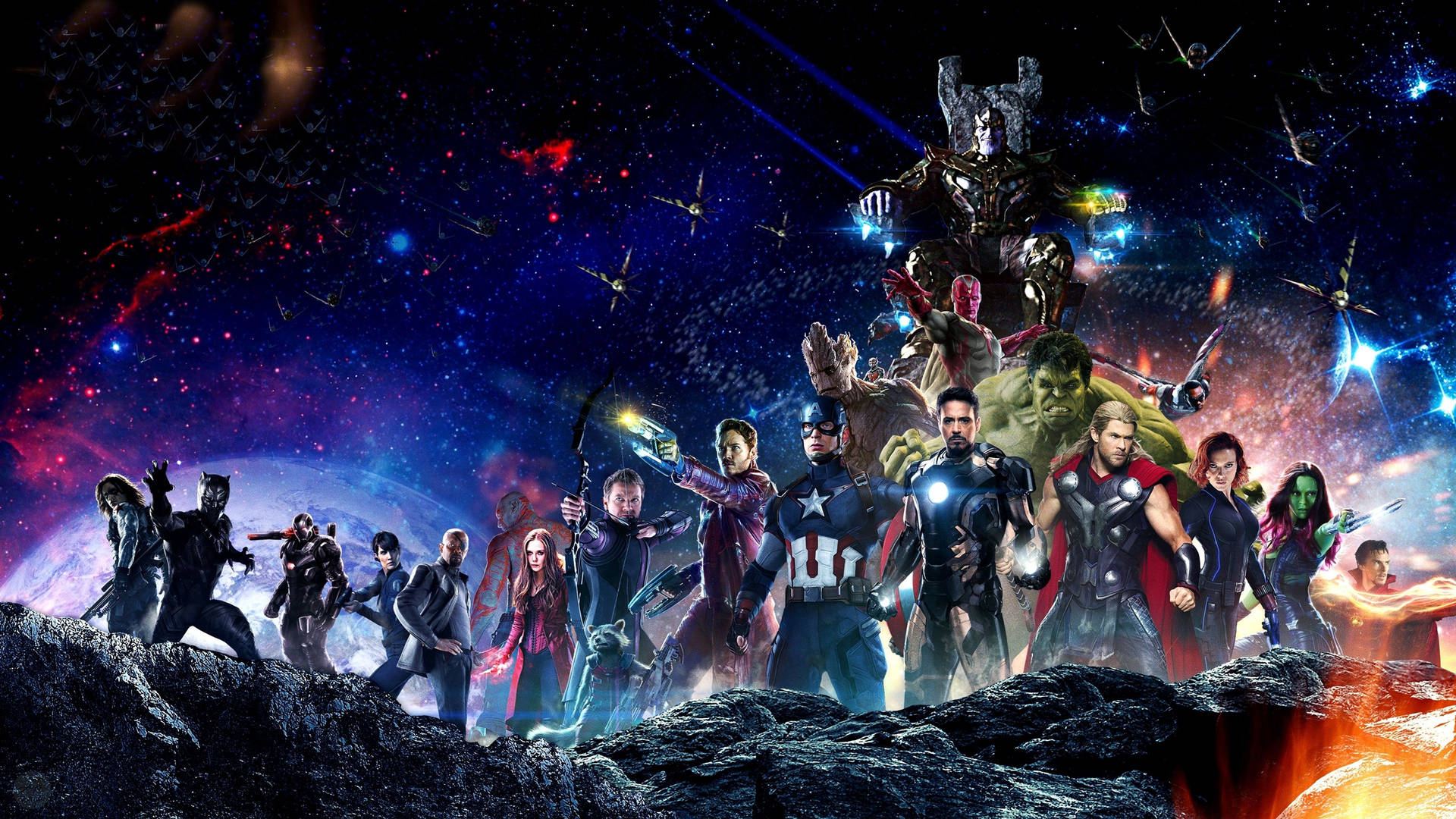 Avengers Infinity War tapet Wallpaper