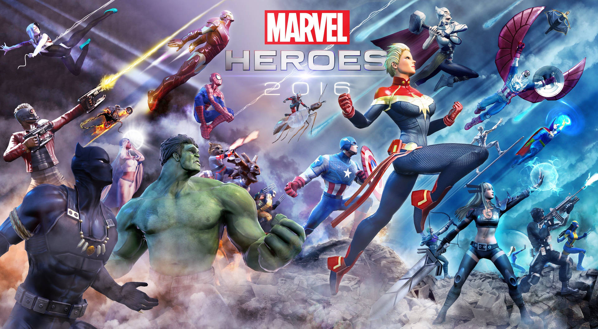 “Saml dit hold - Spil Marvel's Avengers på PlayStation 4” Wallpaper