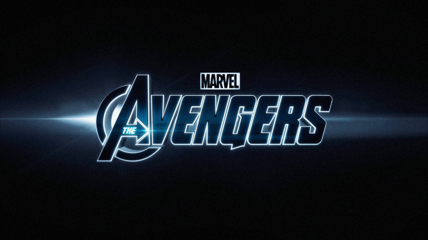 Avengerscon Una Sencilla Caligrafía Para Escritorio Fondo de pantalla