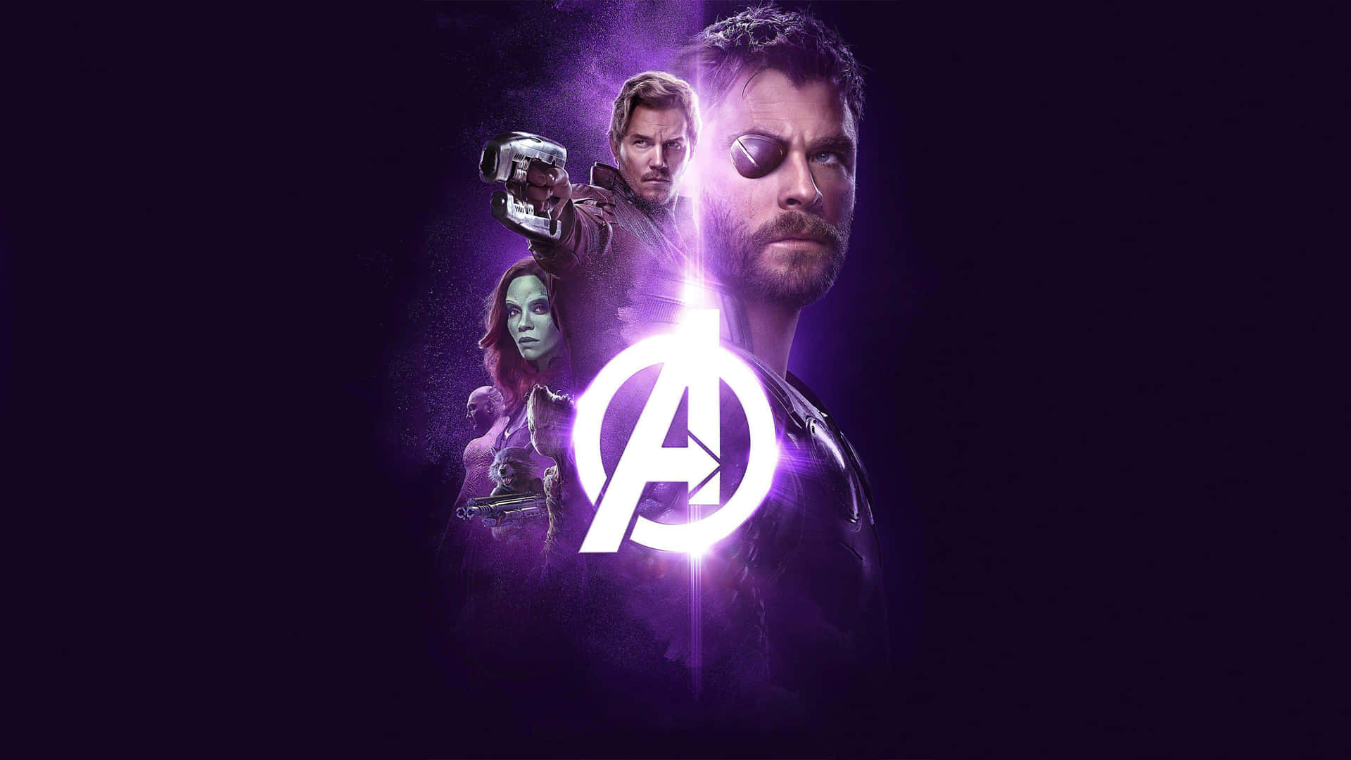 Avengers Team Purple Haze Wallpaper