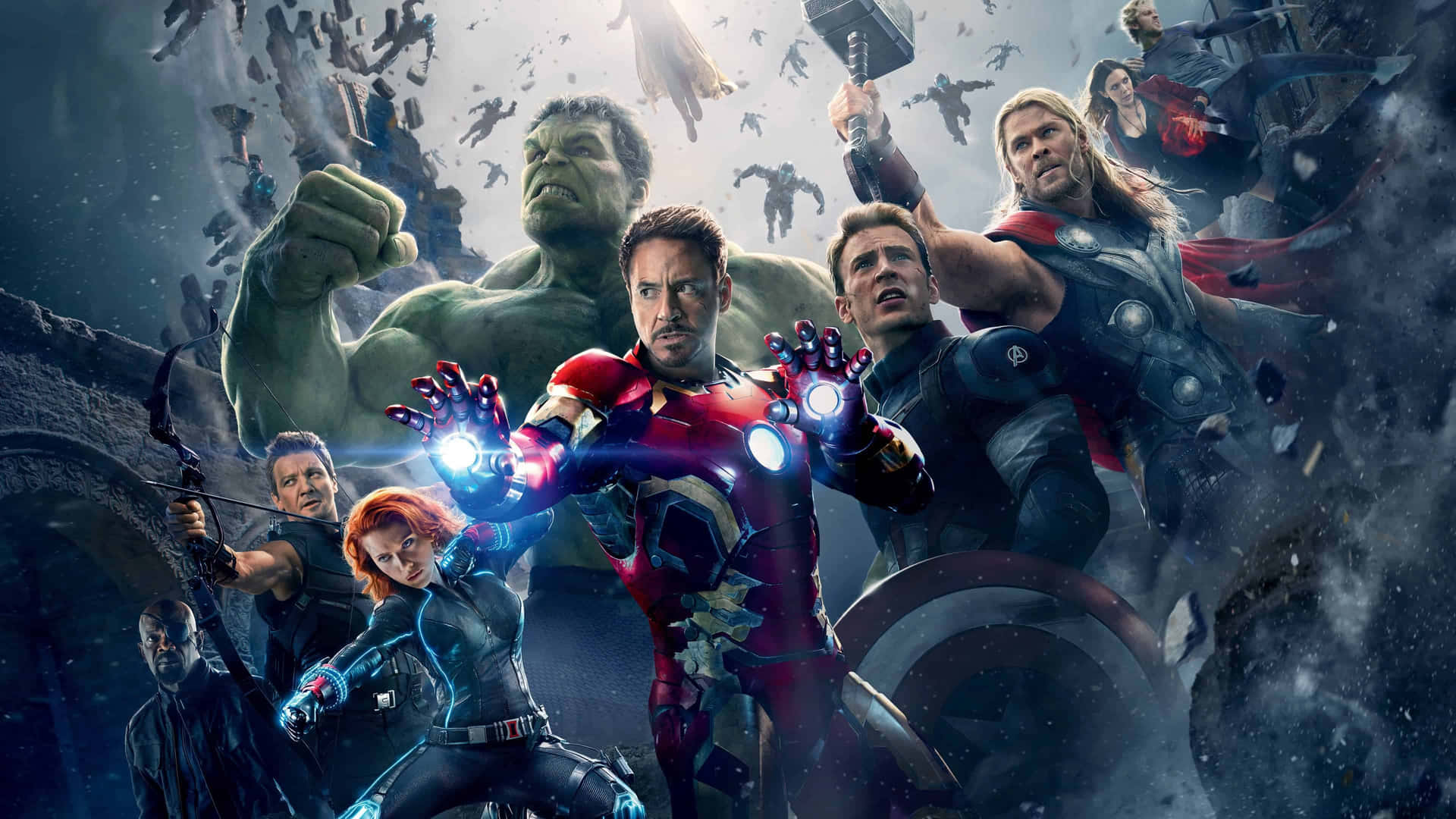 Avengers Team Ready For Battle4 K Wallpaper