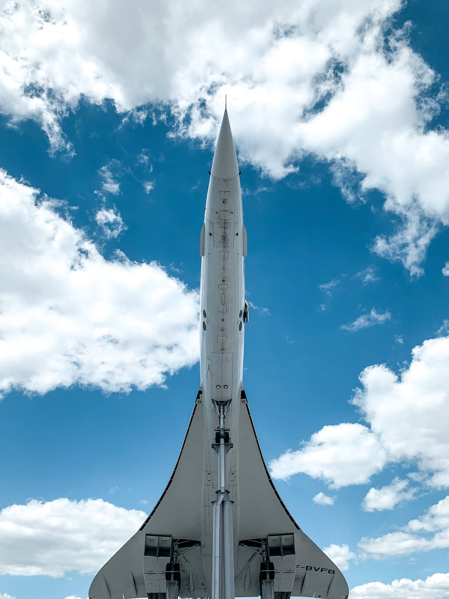 Flygplanconcorde Överljudsflygplan. (aviation Concorde Supersonic Airliner) Wallpaper