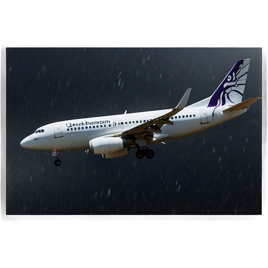 Avion In Storm Png Enw3 PNG