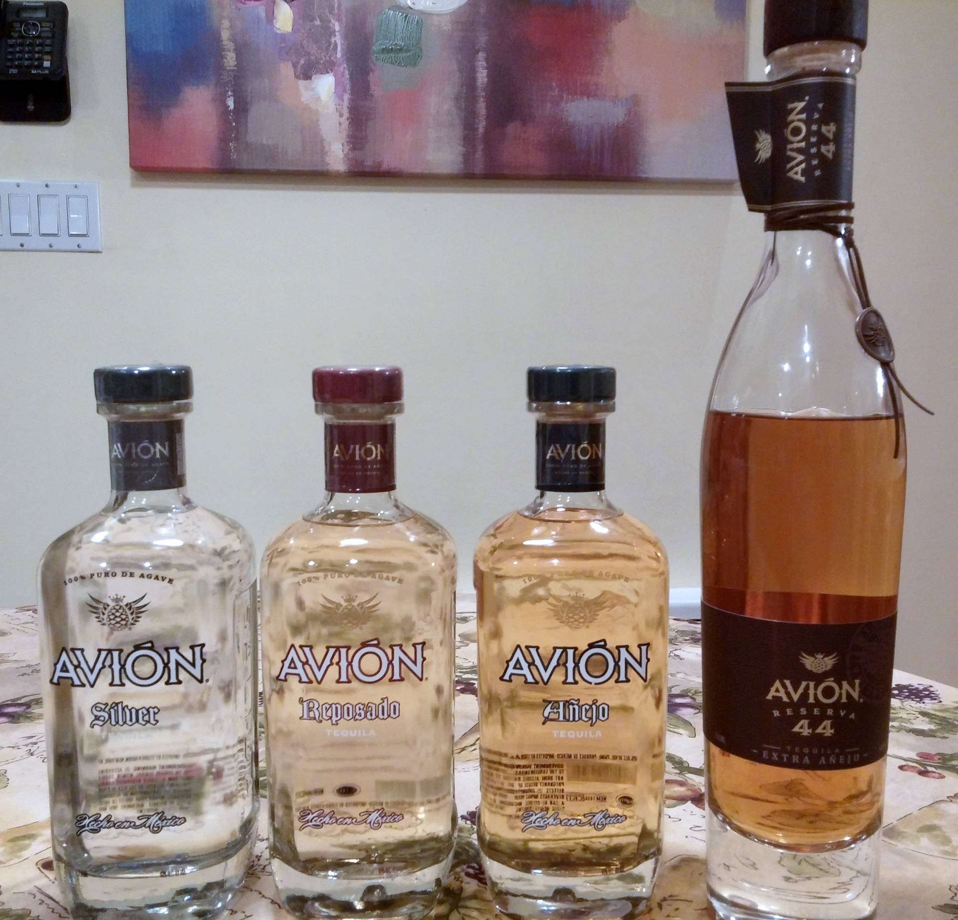 Avion Tequila 44 With Other Variants Wallpaper