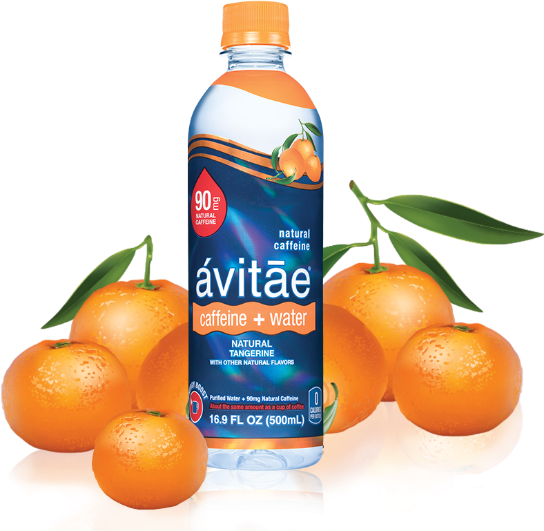 Avitae Caffeine Water Tangerine Flavor PNG