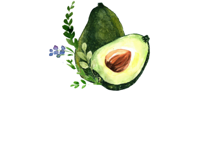 Avocado Appetit Bar Cafe Logo PNG