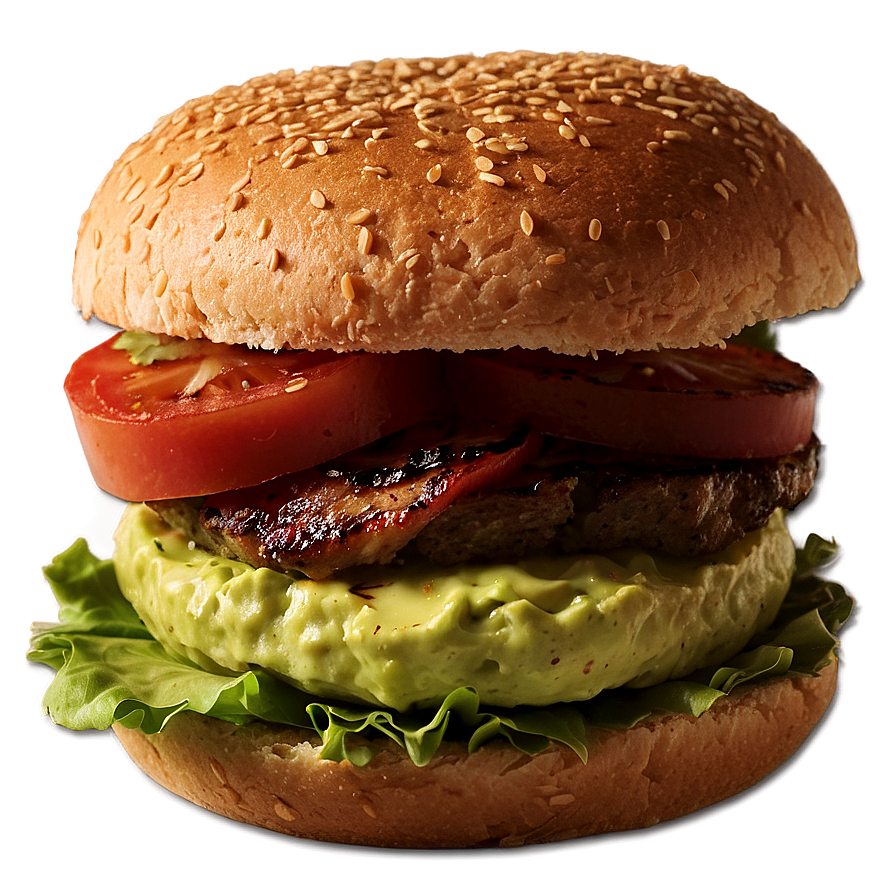 Avocado Blt Burger Classic Png Mdn PNG