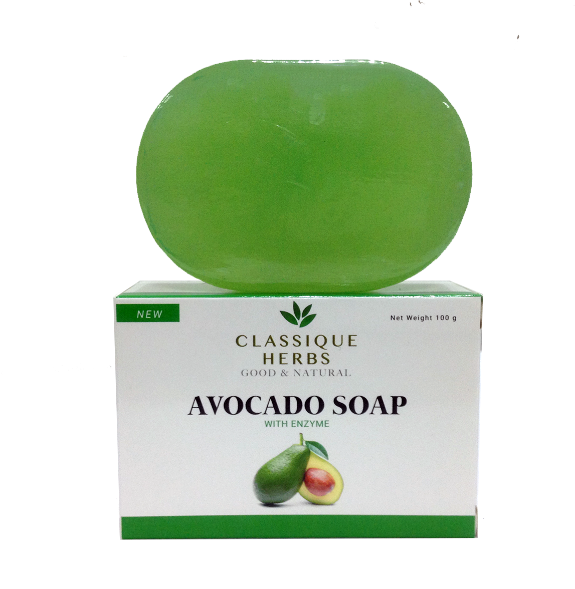 Avocado Enzyme Soap Bar PNG