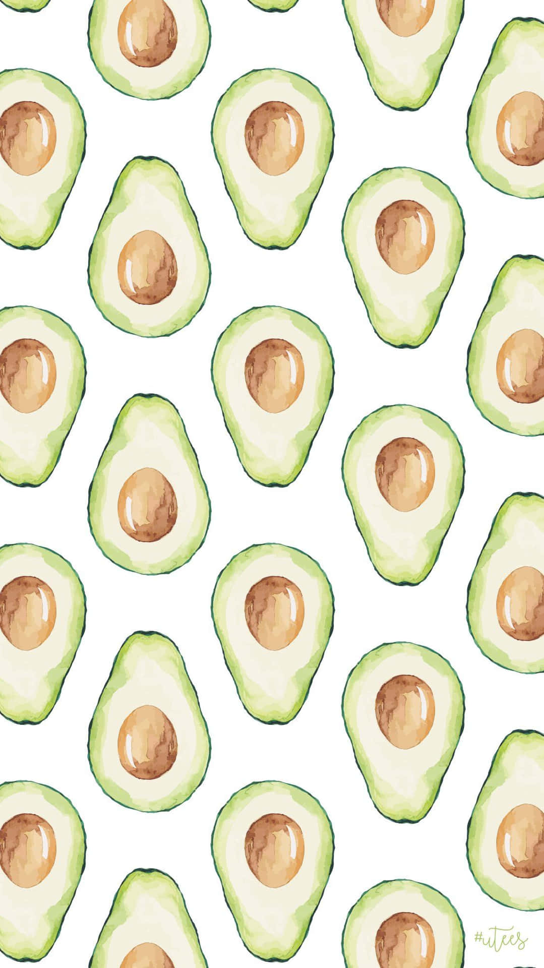 Fresh Avocado Iphone Wallpaper