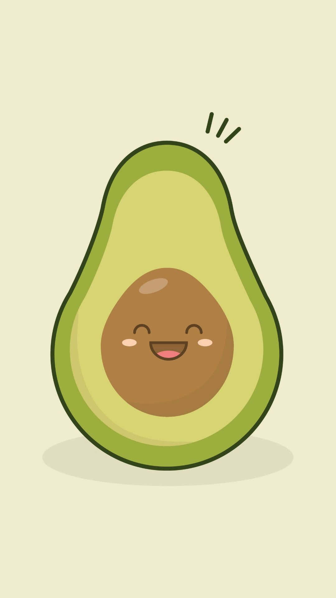 Nyd dine yndlingssnacks på din avocado-grønne iPhones tapet. Wallpaper