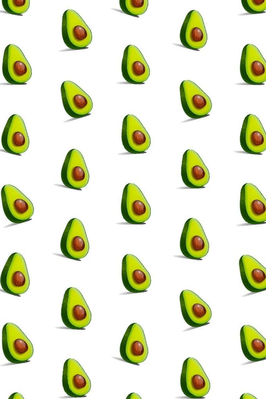 Nyd den glatte nye avocado iphone tapet. Wallpaper