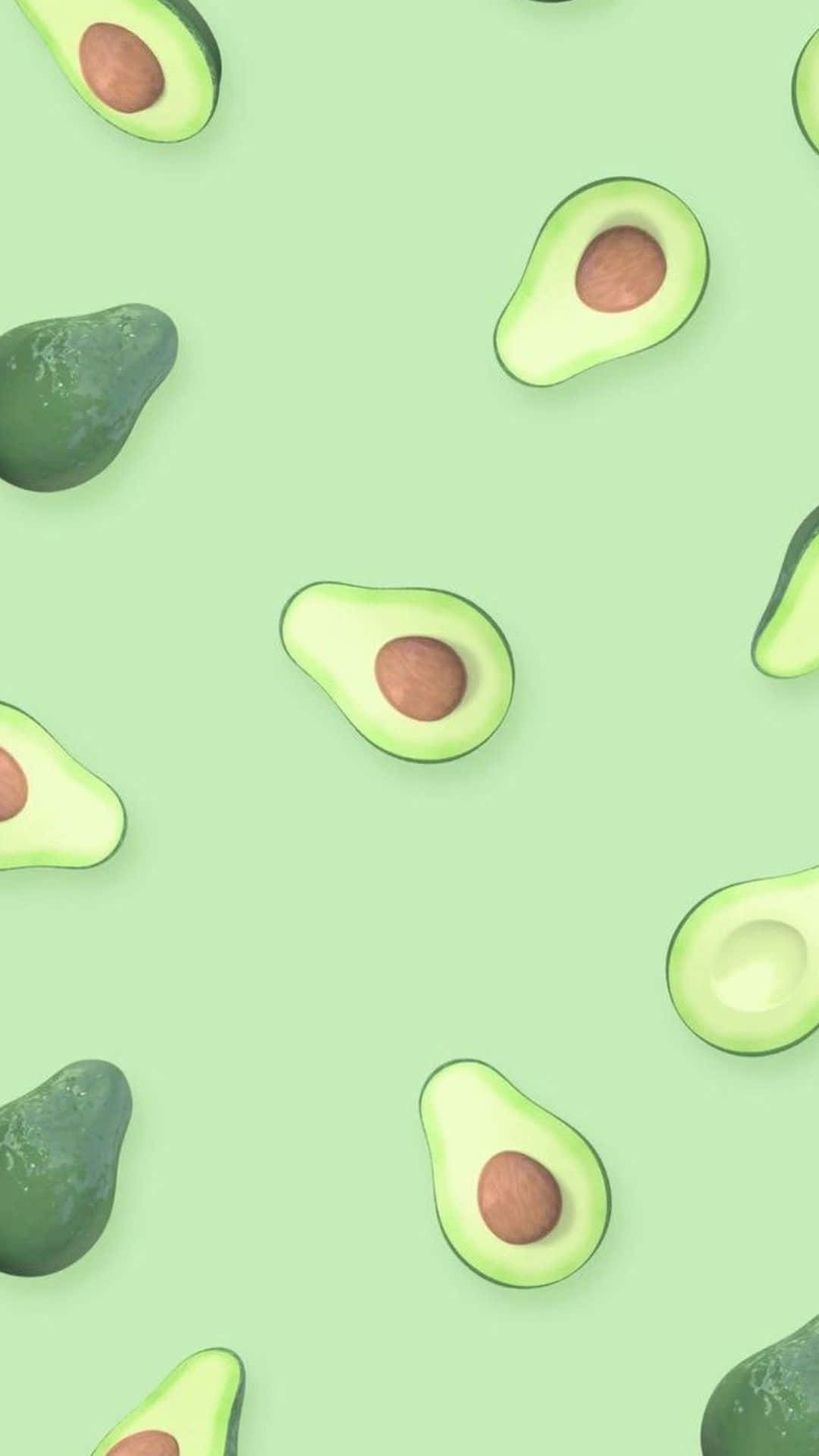 Du er klar til sommer med dette Avocado Iphone. Wallpaper