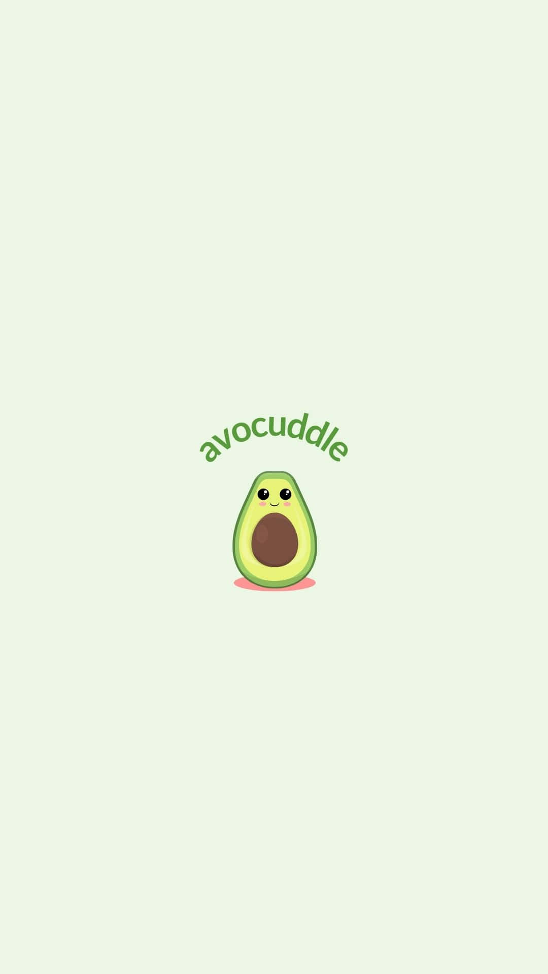 Avocuddle Cute Avocado Wallpaper Wallpaper