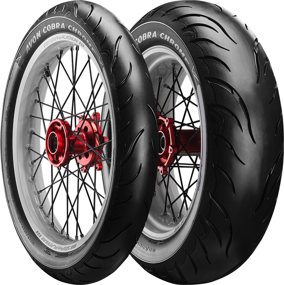 Avon Cobra Chrome Motorcycle Tyres PNG