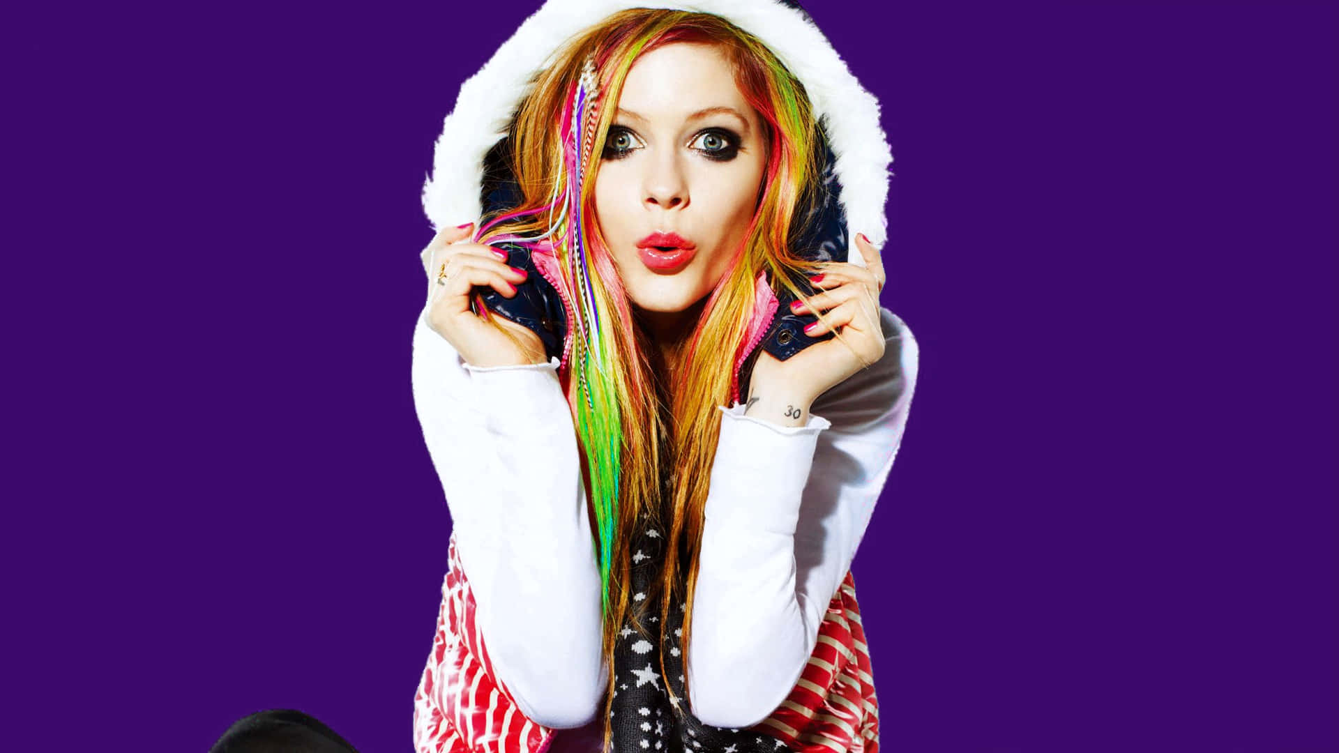 Popstaravril Lavigne Fasziniert Die Musikwelt