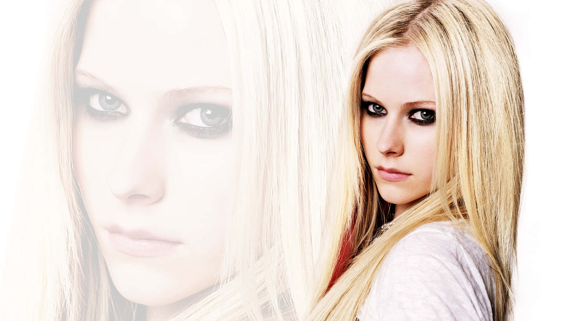 Rockstaravril Lavigne Schlägt Eine Pose