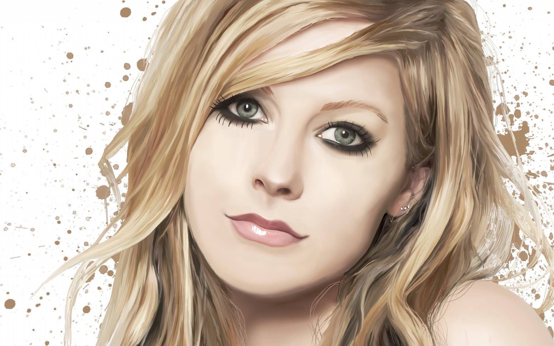 Avril Lavigne Digital Art Wallpaper