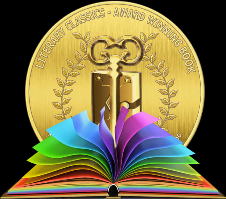 Award Winning Literary Classic Book Design PNG