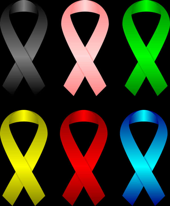 Awareness Ribbons Collection PNG