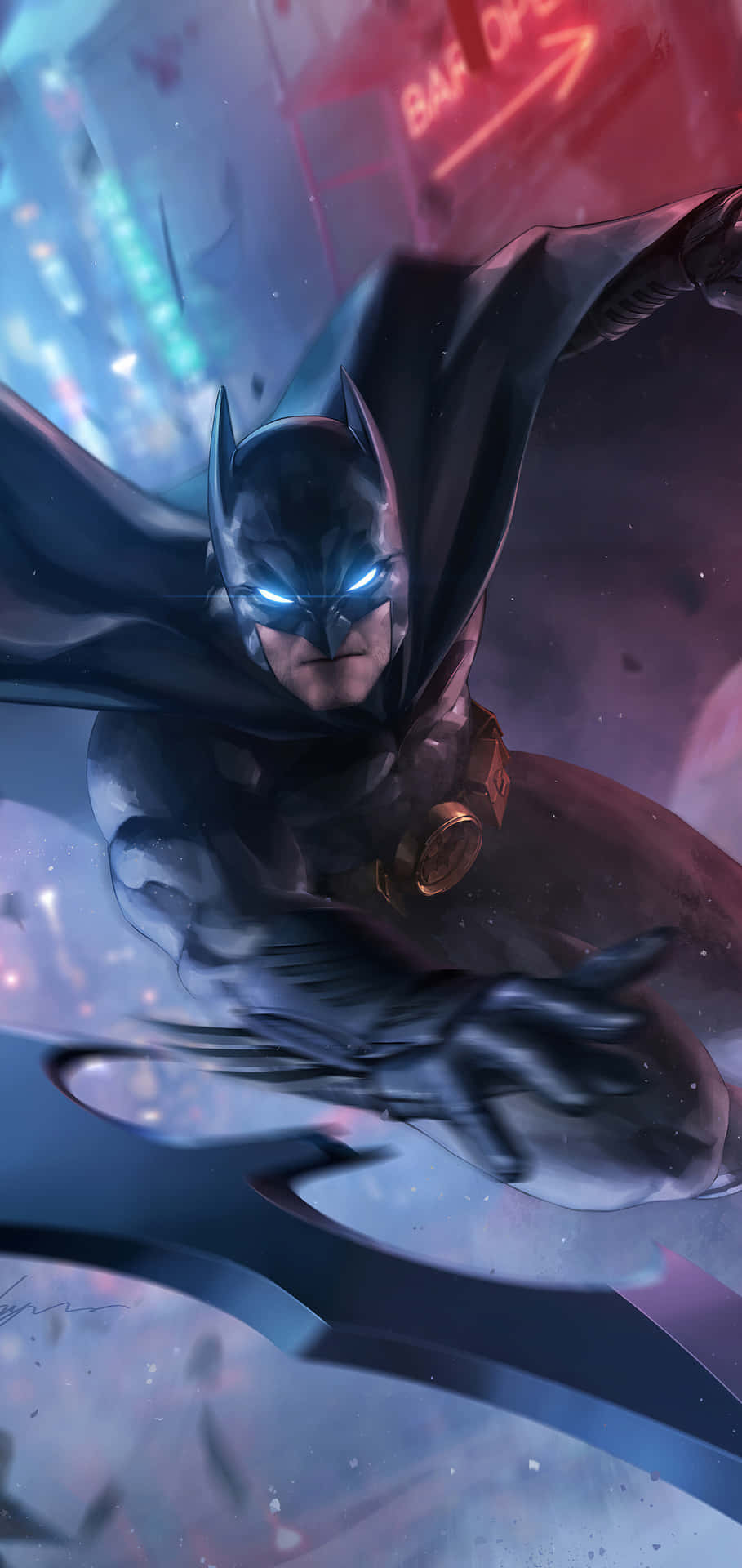 Download Get the coolest phone case with your favorite superhero – Batman  Wallpaper