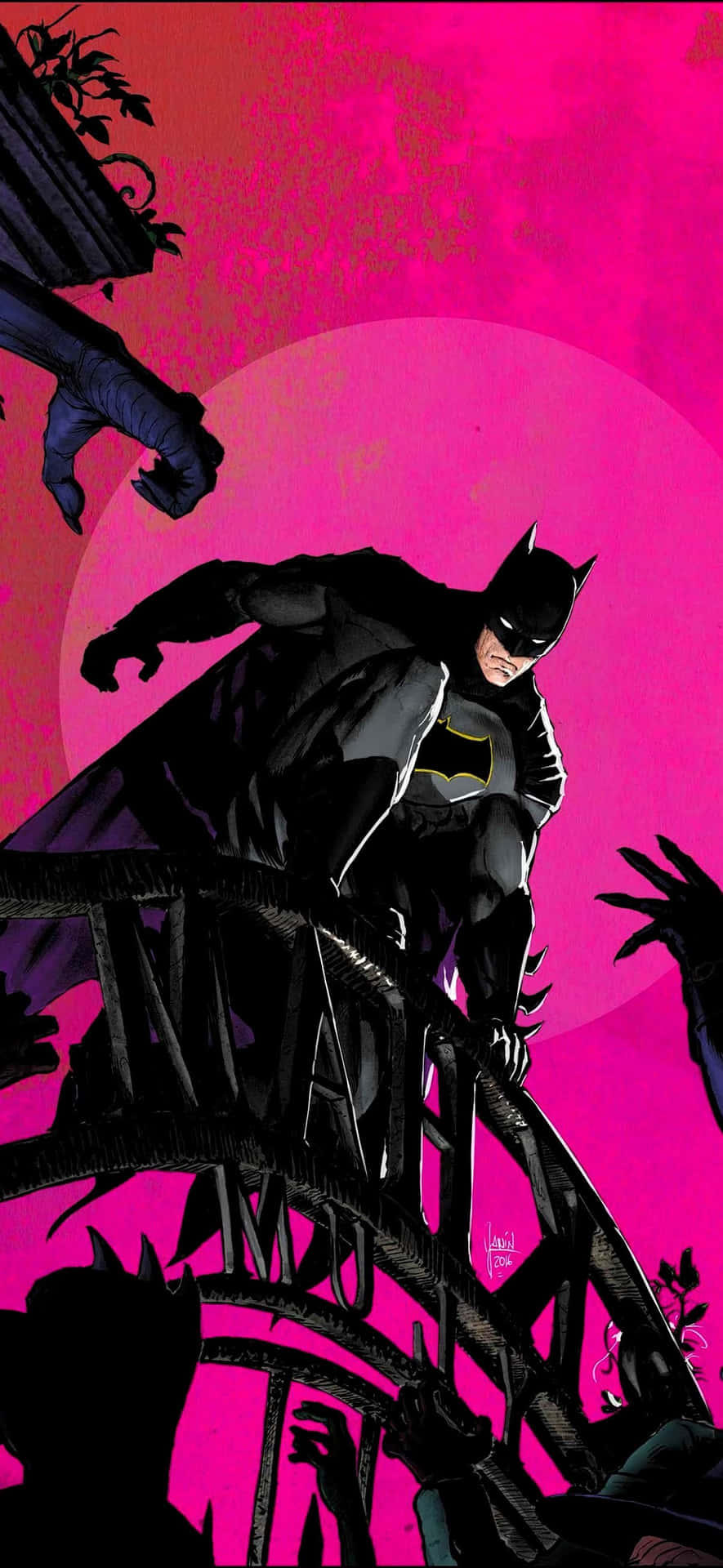 Vis din geek-ære med den awesome Batman Iphone tapet. Wallpaper