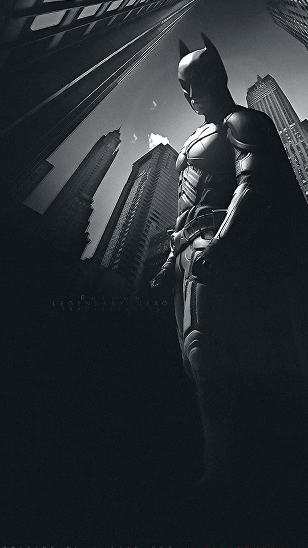 Experience the thrill of being Batman with your very own awesome Batman iPhone Wallpaper