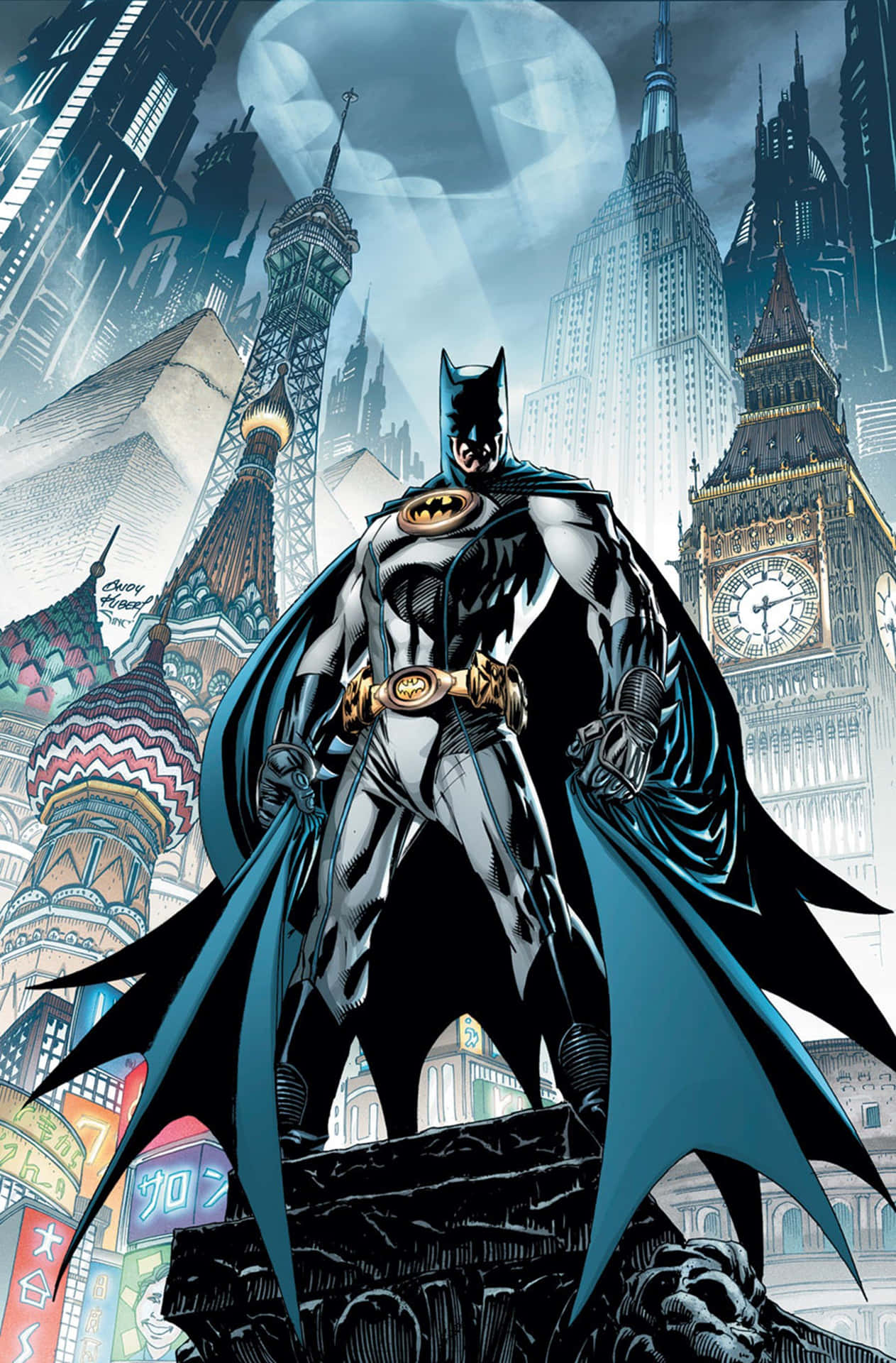 Visaupp Din Batman-stolthet Med En Fantastisk Batman Iphone-bakgrundsbild. Wallpaper
