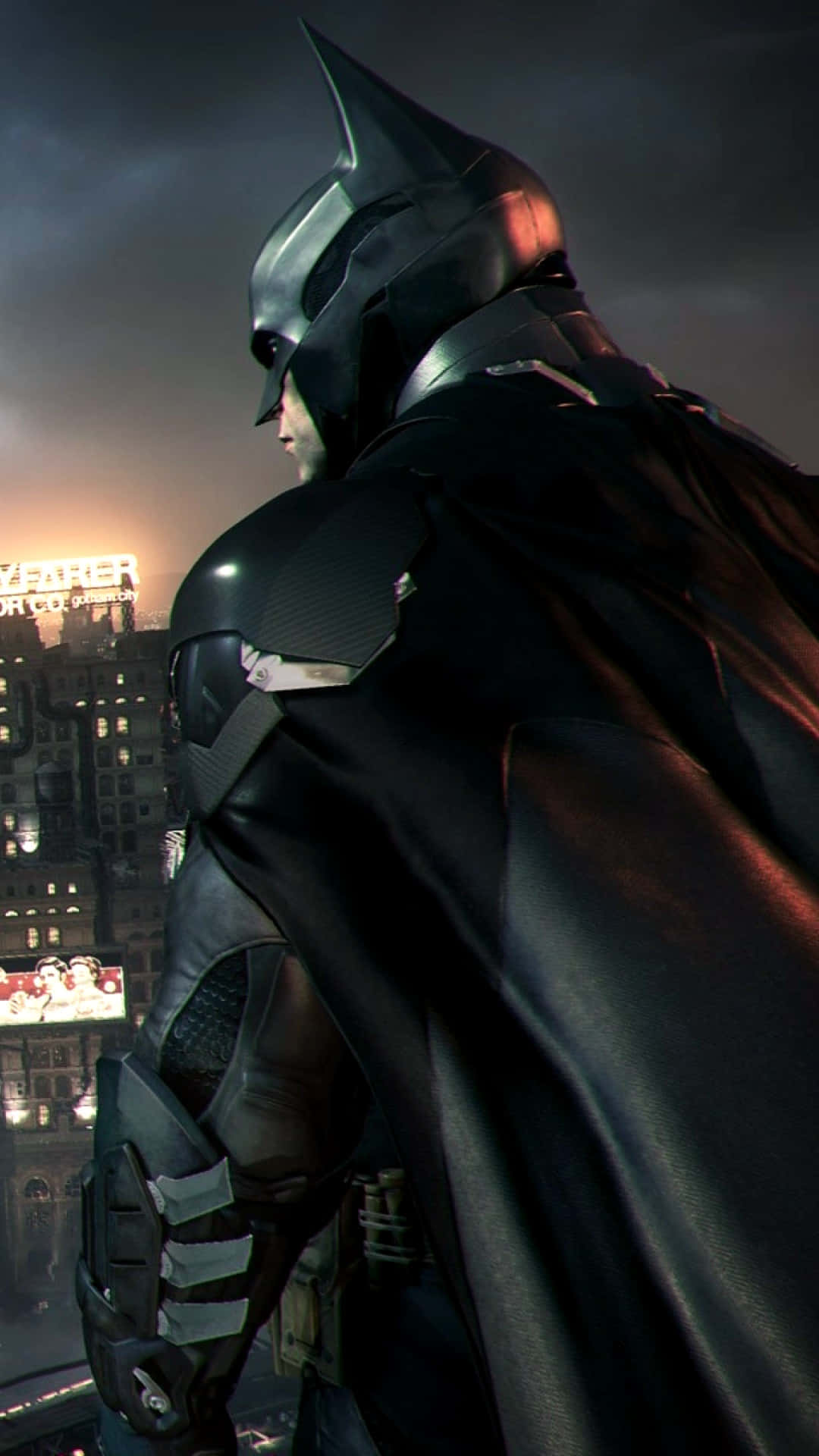 "The Caped Crusader Saves the Day – Enjoy the Awesome Batman Iphone!" Wallpaper