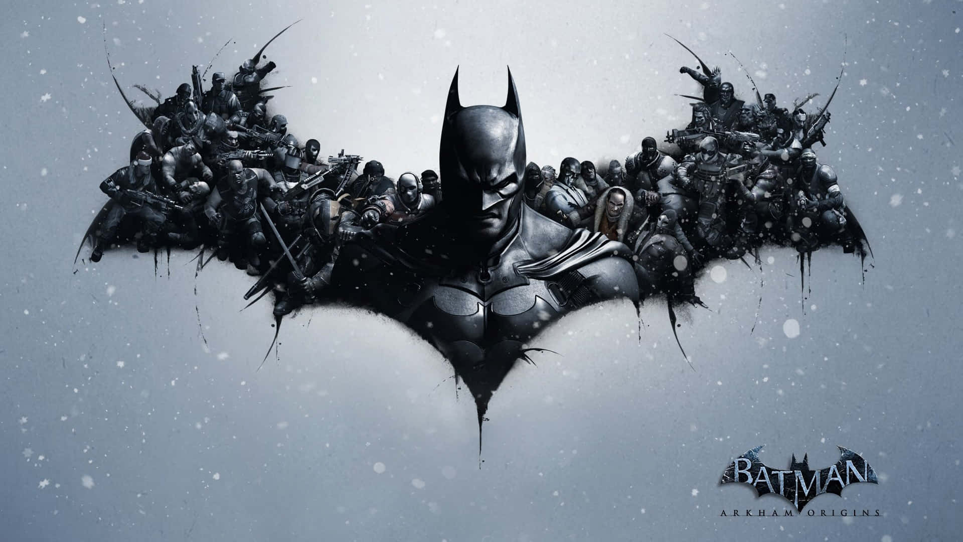 Urskuggorna Framträder Den Oövervinnelige Hjälten - Häftige Batman! Wallpaper
