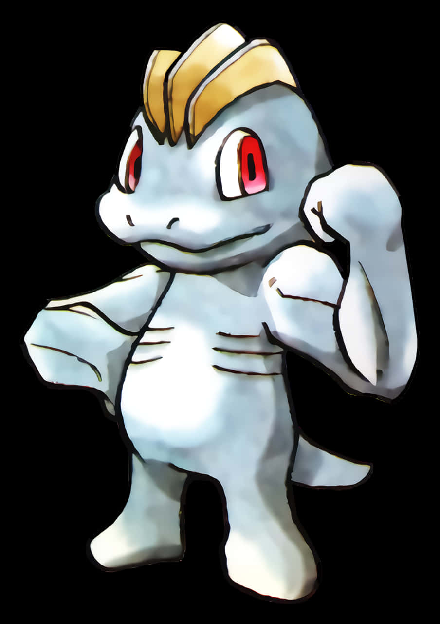 Awesome Drawing Of Machop Pokemon Wallpaper