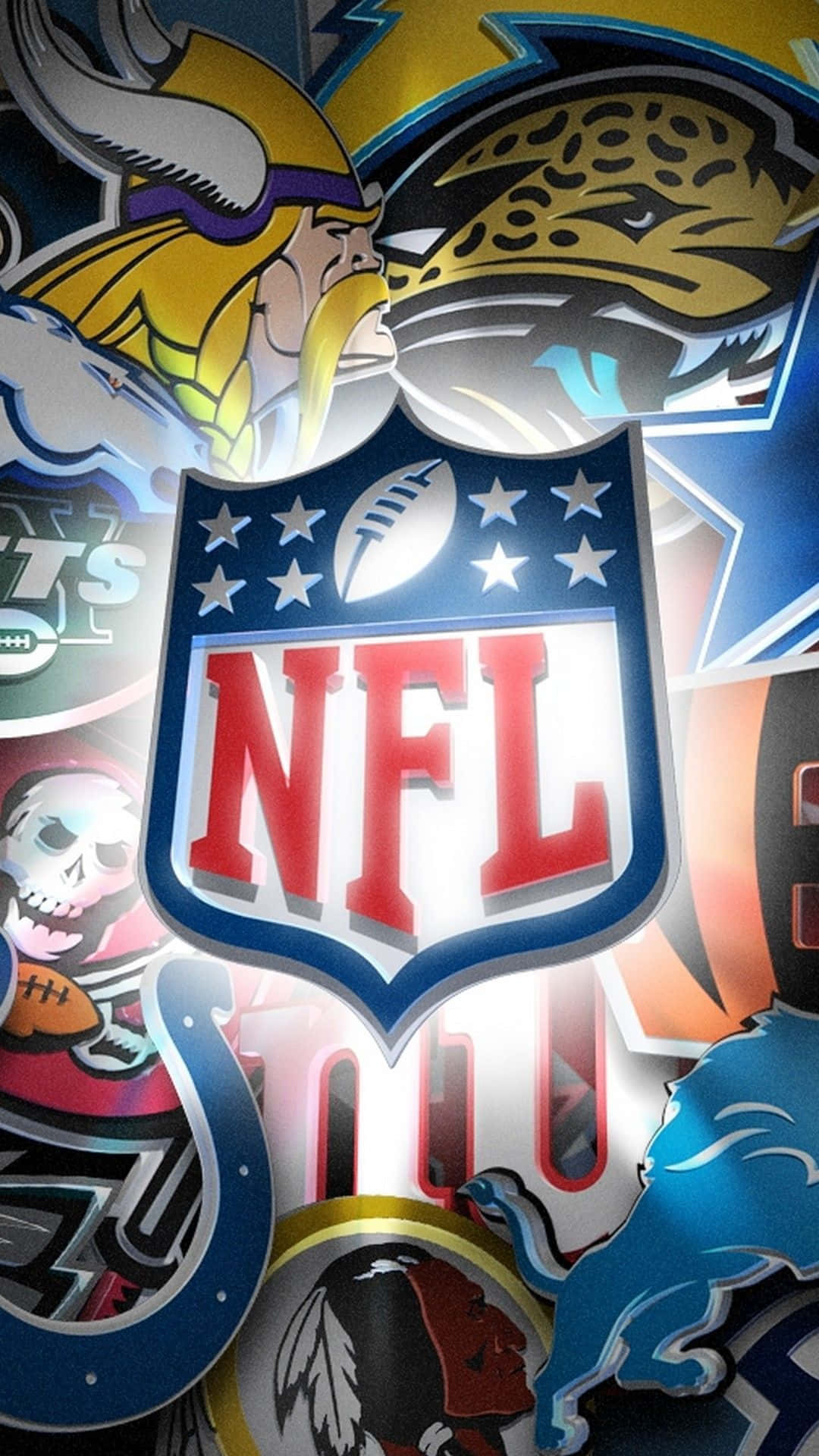 Awesome Football NFL Logo Art Wallpaper