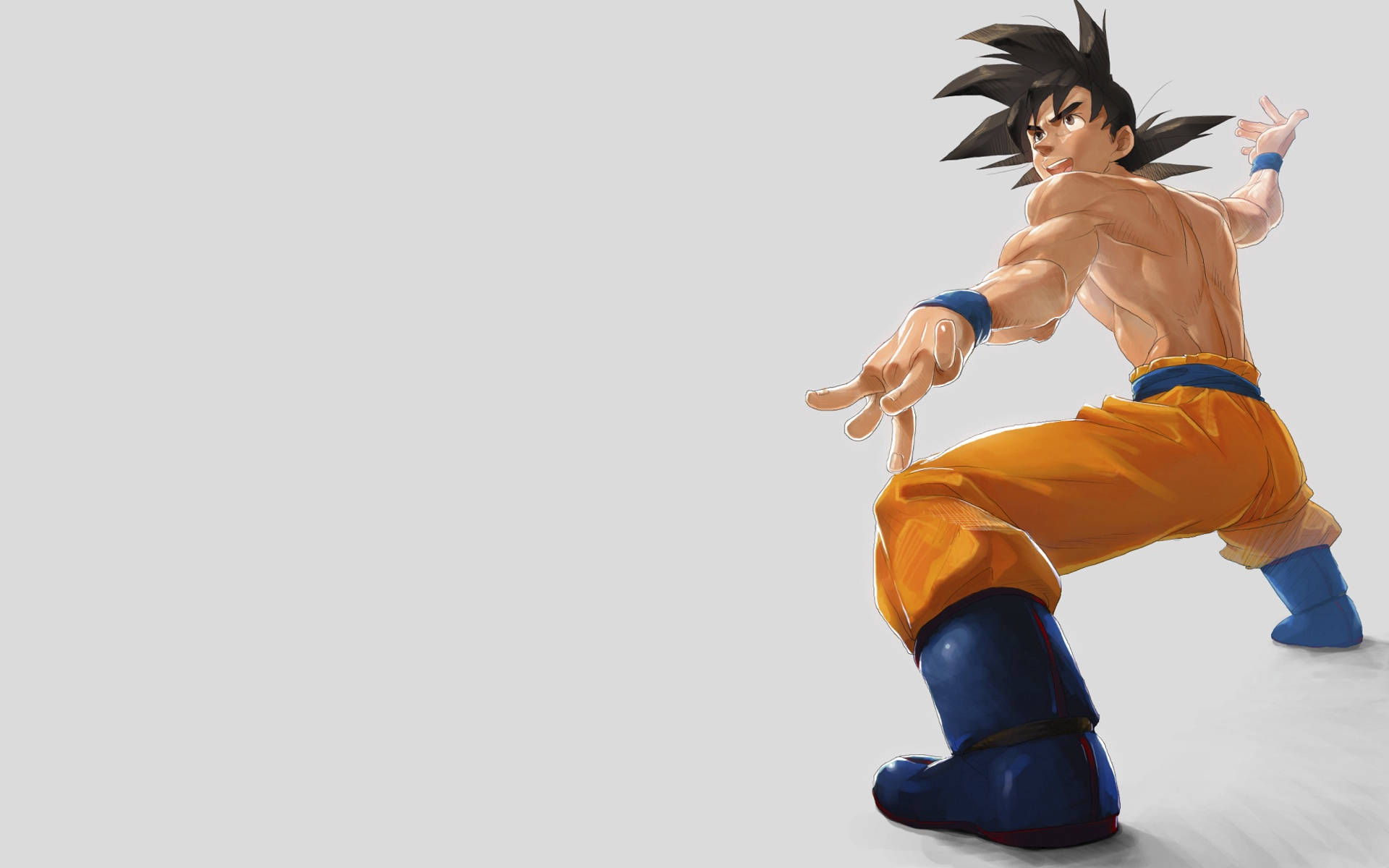 Awesome Goku Action Figure Wallpaper