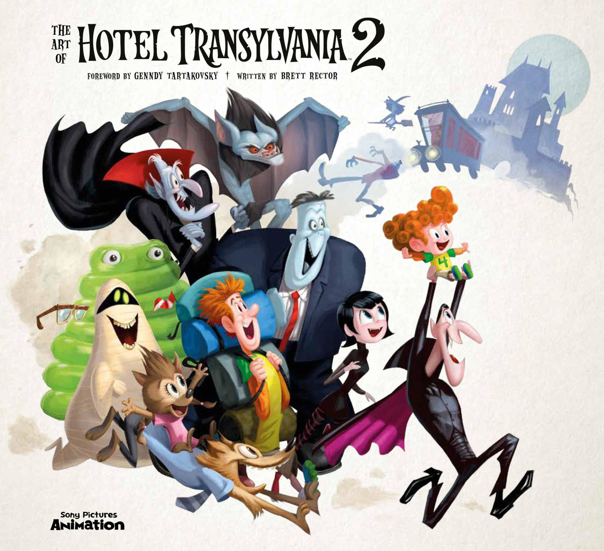 Download Awesome Hotel Transylvania 2 Cartoon Wallpaper 