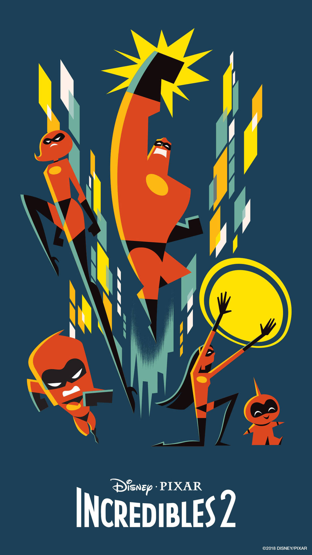Awesome Incredibles 2 Poster Background