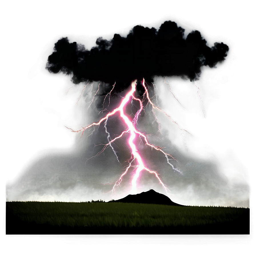 Awesome Lightning Strike Png Xmn52 PNG