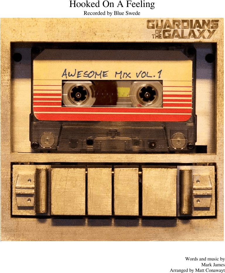 Awesome Mix Vol1 Cassette Tape PNG
