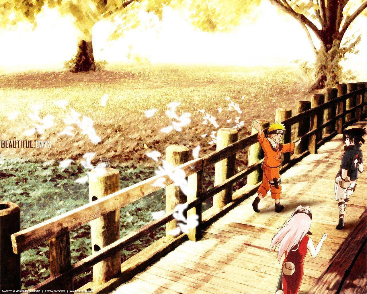 Awesome Naruto Childhood Friends Wallpaper