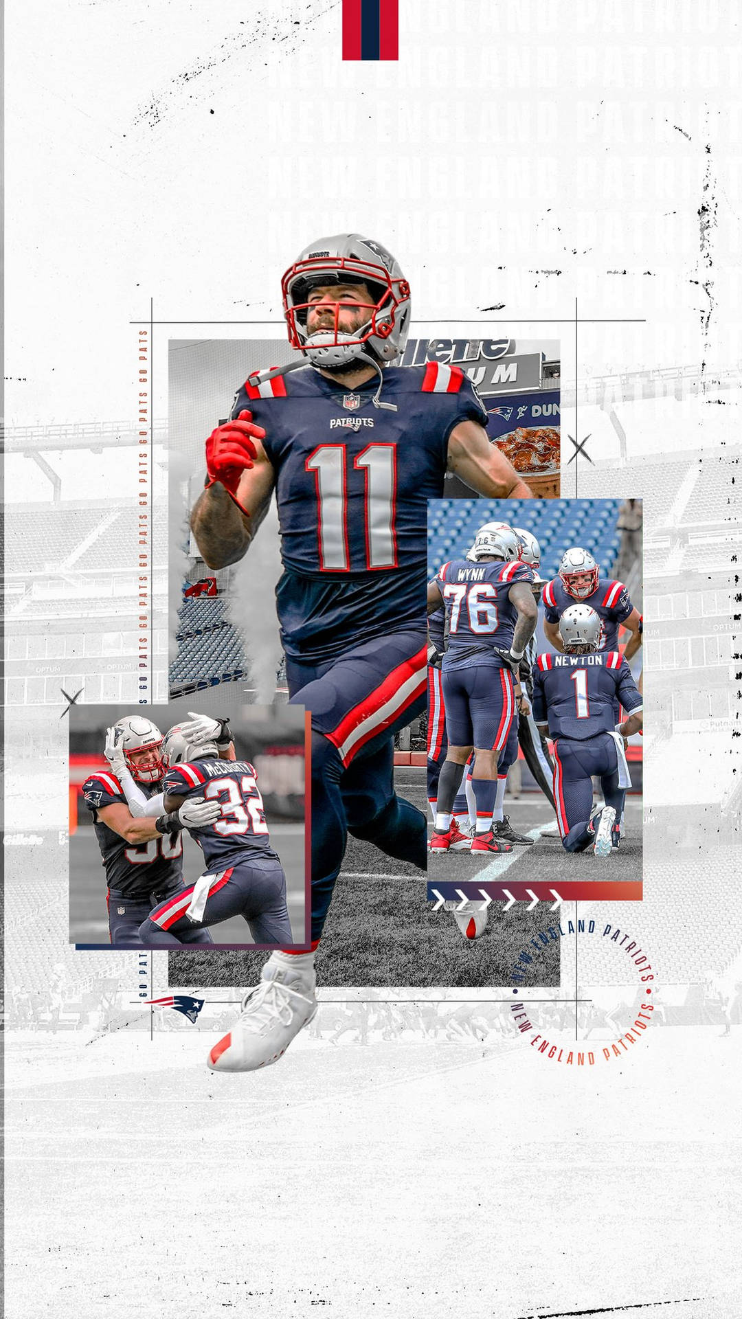 Proudly Support The Awesome Patriots! Wallpaper