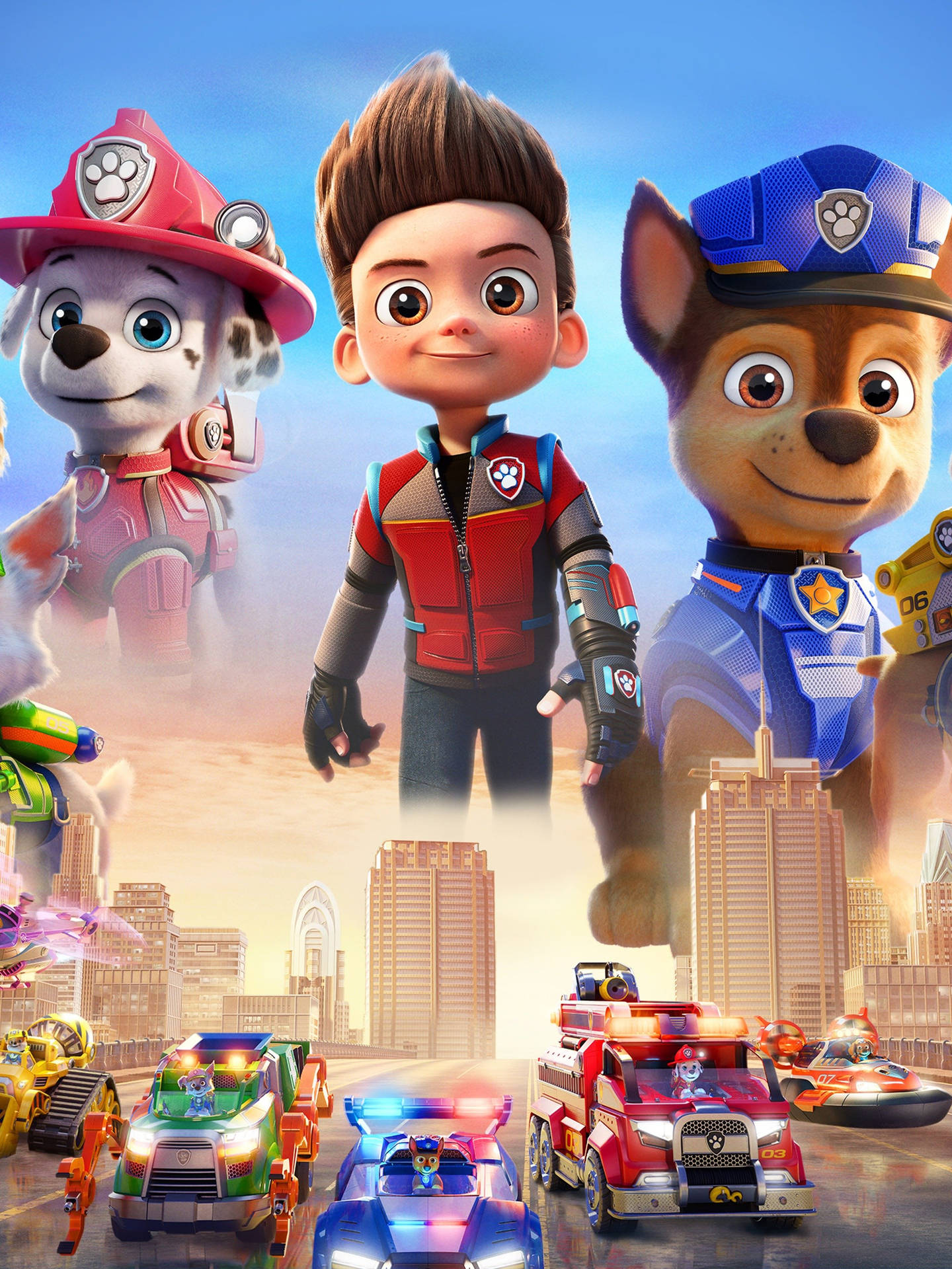 Awesome Paw Patrol The Movie Poster Wallpaper