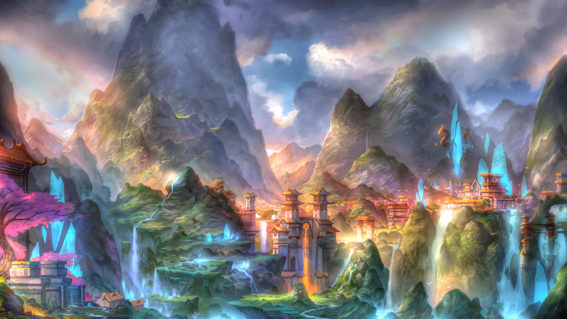 Awesome Fantasy Temple Picture