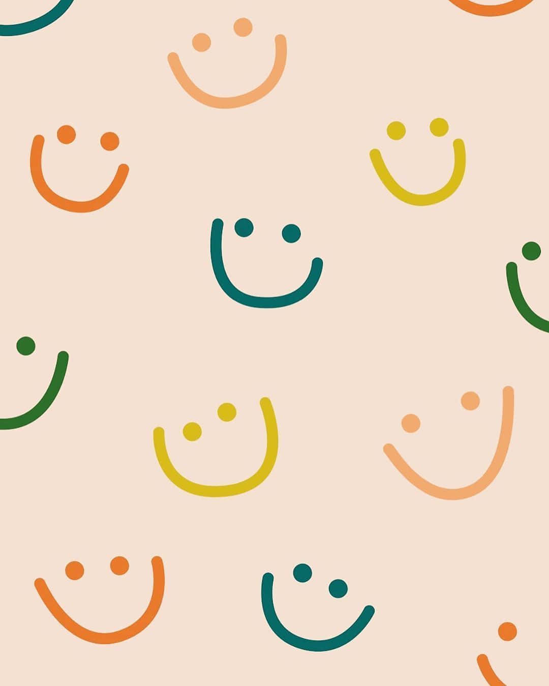 Awesome Print Of Happy Smile Wallpaper