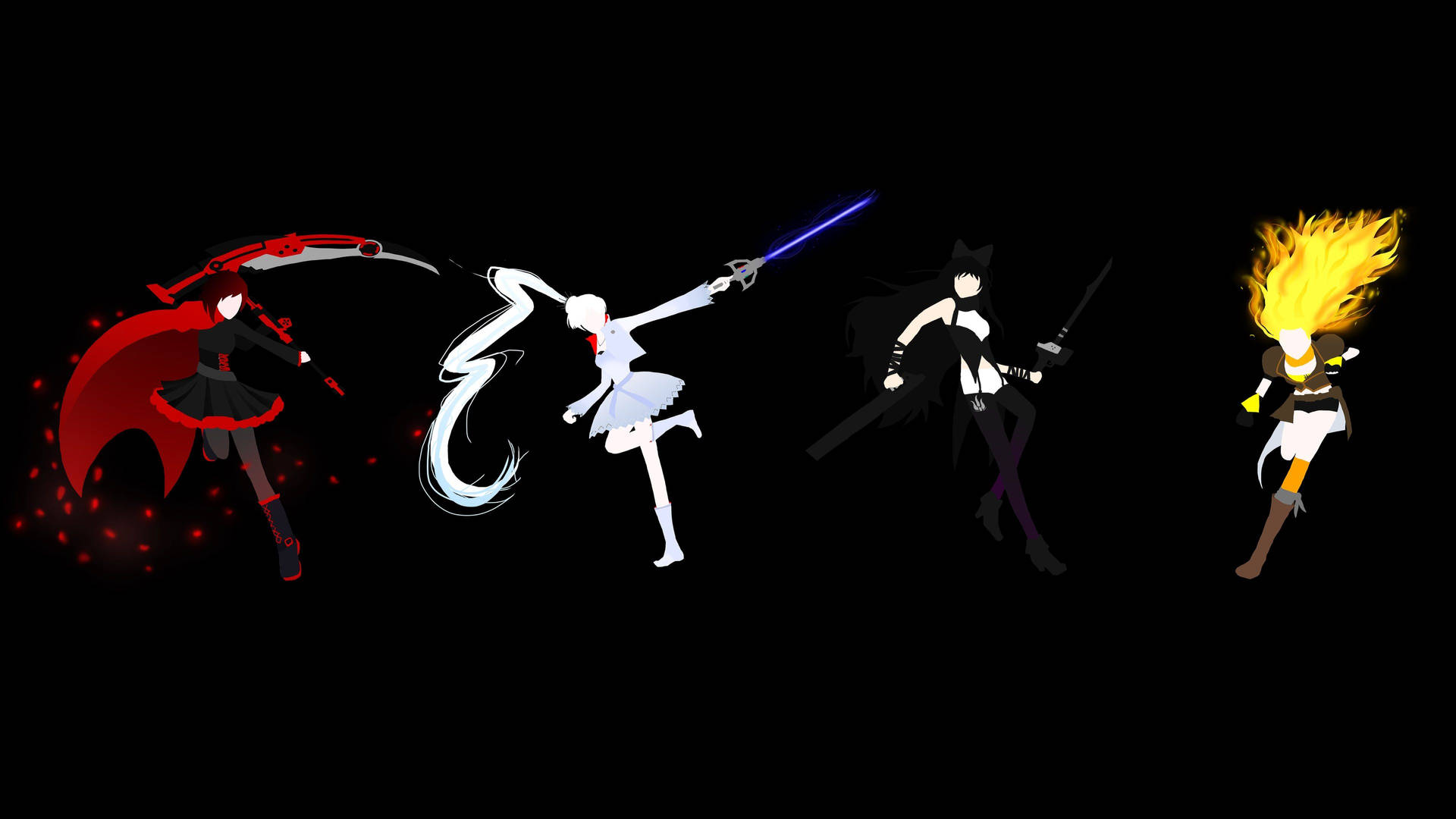 Awesome Rwby Vector Background