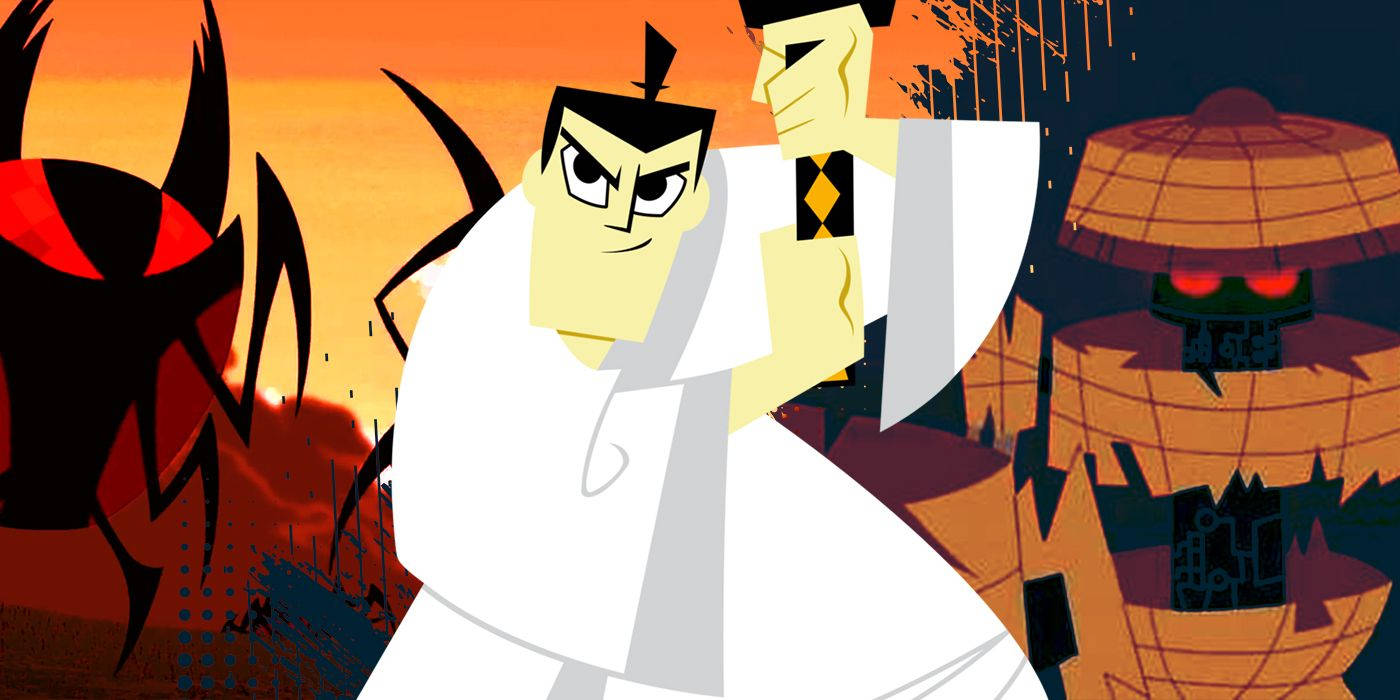 Awesome Samurai Jack With Villains Picture