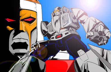Awesome Scene From Challenge Of The Gobots Wallpaper