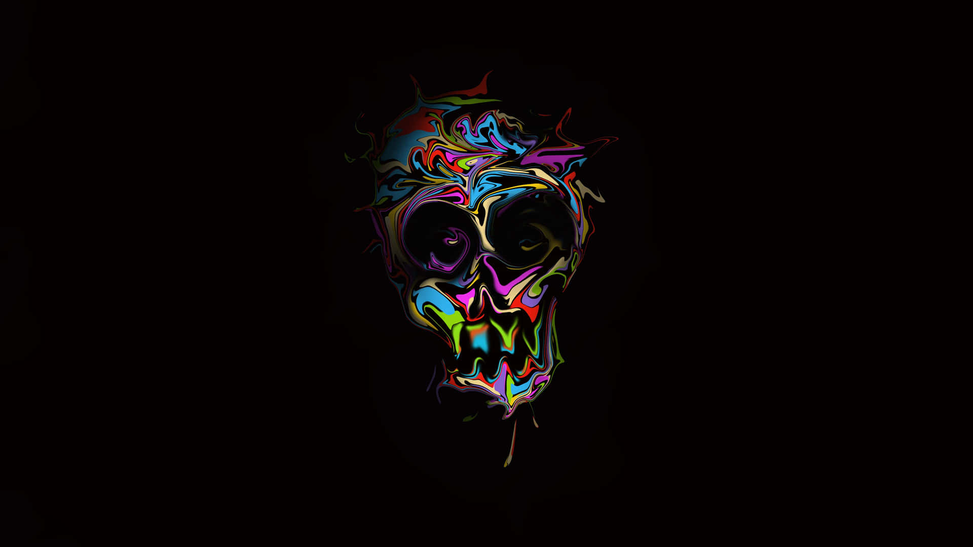 Check out this terrifyingly awesome skull! Wallpaper
