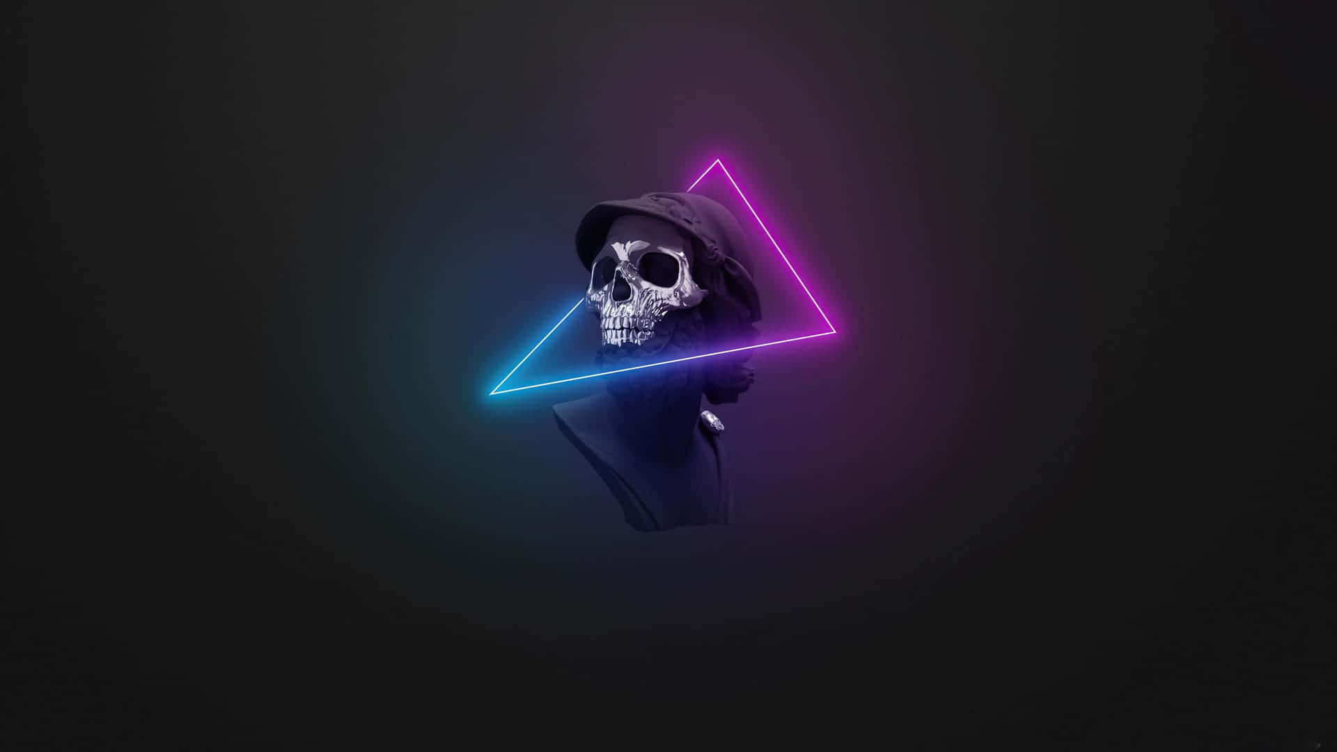 "Unlock Your Innermost Strength with an Awesome Skull" Wallpaper