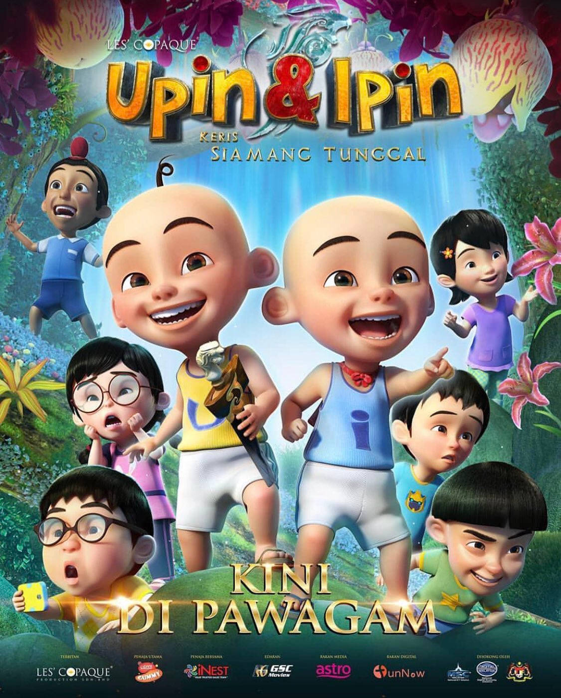 Awesome Upin Ipin Movie Poster Wallpaper